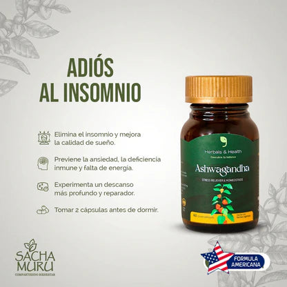 ASHWAGANDHA 60CAP  "ARCSA" /ANSIEDAD