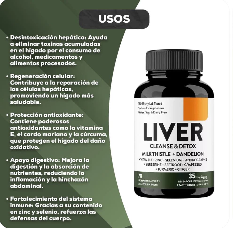LIVER- DETOX 70 CAP "ARCSA"