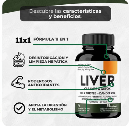 LIVER- DETOX 70 CAP "ARCSA"